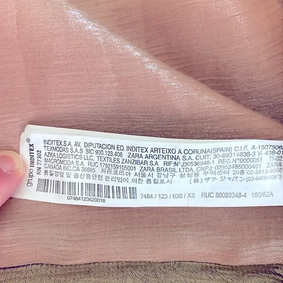 Zara Pink Metallic Satin Effect Joggers. Size XS - Picture 11 of 16